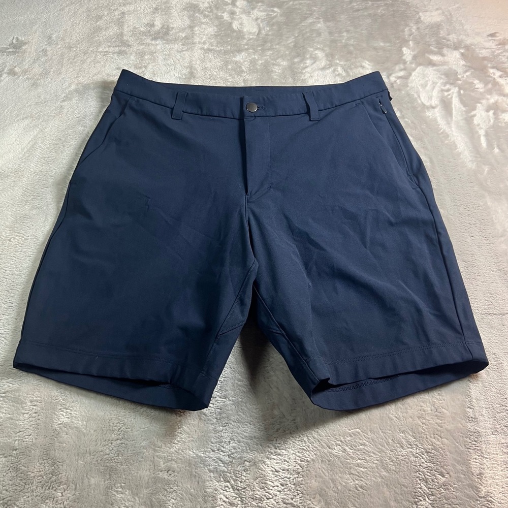 Lululemon Men's 32 Commission Shorts Navy Blue Golf Athletic LM7B96S